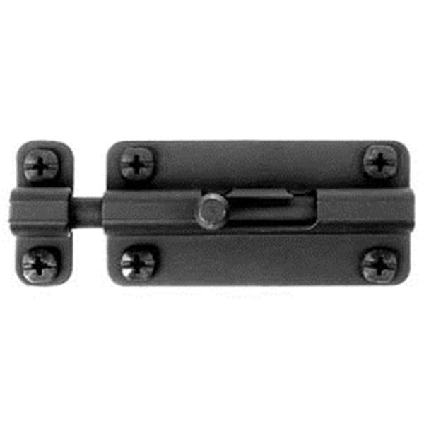 Acorn Mfg Acorn ALFBP 4" Slide Barrel Bolt - Black Iron ALFBP - main